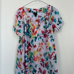 🩷 Worthington Multicolor Floral Blouse